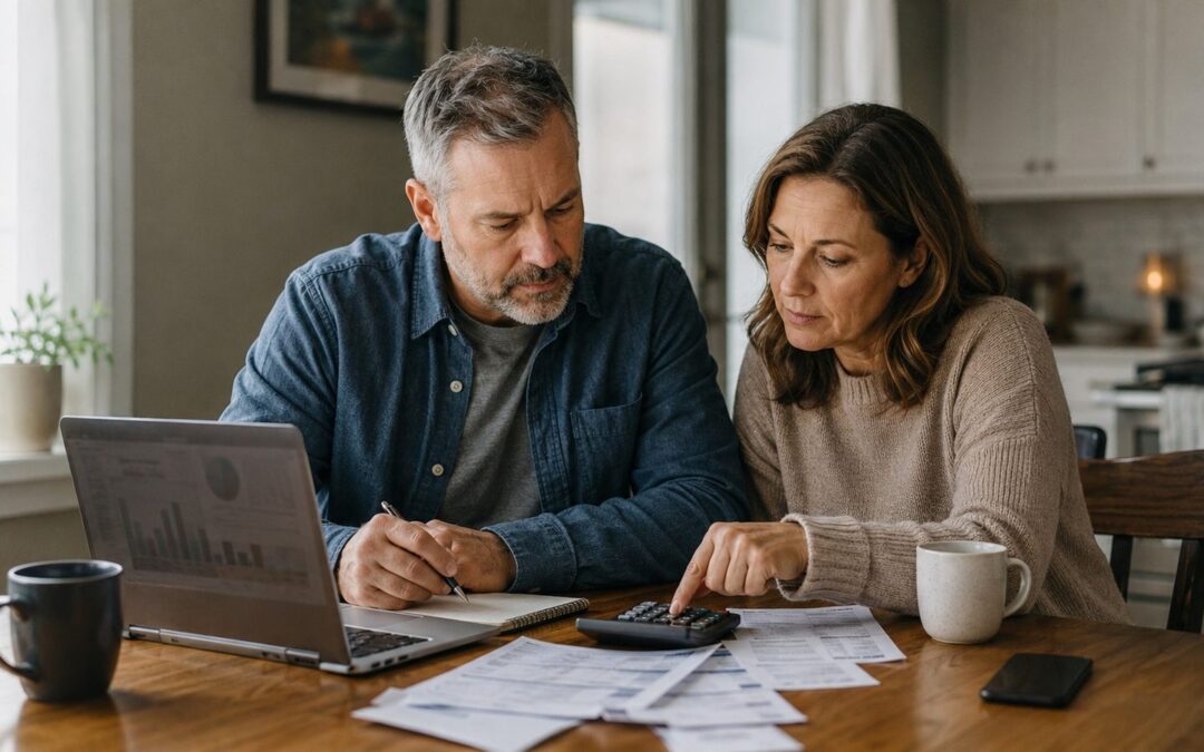 Married couple 50 years old planning their retirement savings